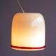 Glass pendant by Ettore Sottsass for Vistosi, Italy, 1970s
