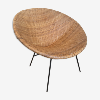 Rattan armchair