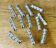 Lot de 12 portes couteaux en cristal