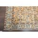 Vintage Turkish handmade wool cotton orange rug 147x251