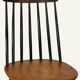 Set of 4 vintage wooden chairs, 1960s