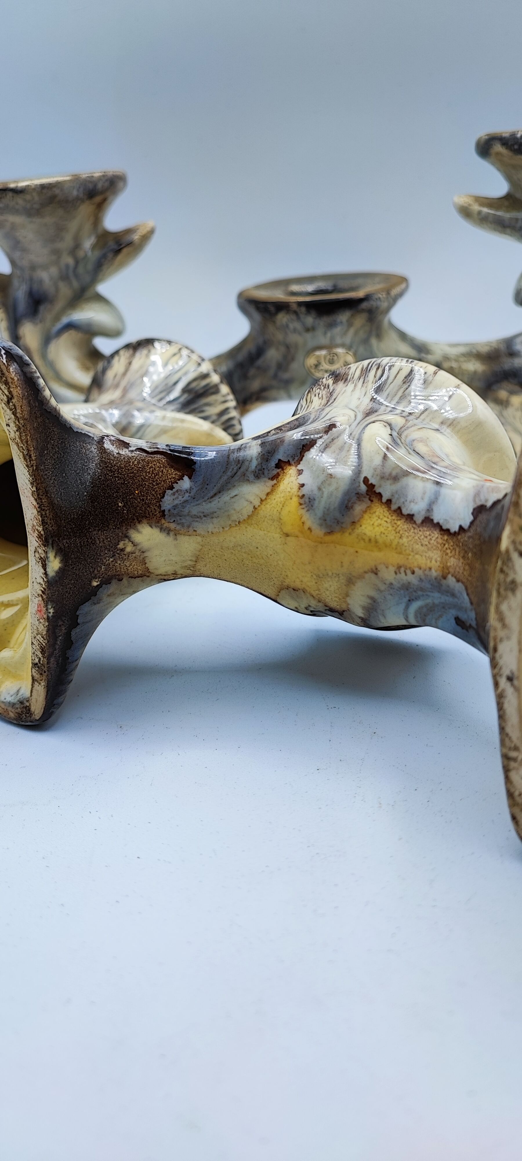 Pair of U Keramik candlesticks