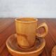 Duo of vintage stoneware cups