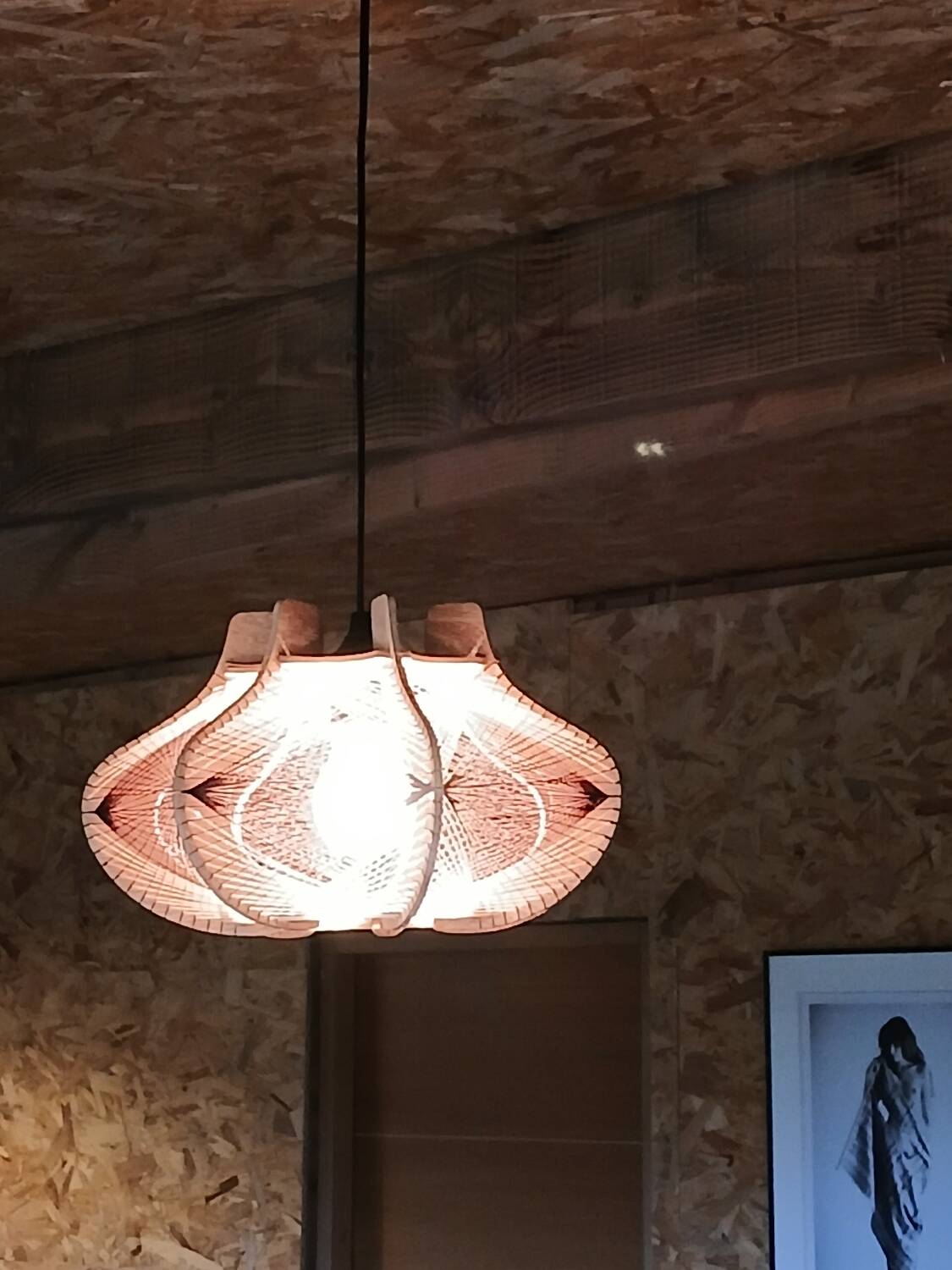 Scandinavian wooden and wire suspension, years