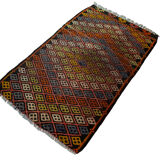 Vintage Turkish Kilim Rug , 77 x 50 cm