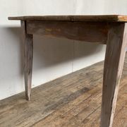Table de ferme fin XIXème en chêne et sapin