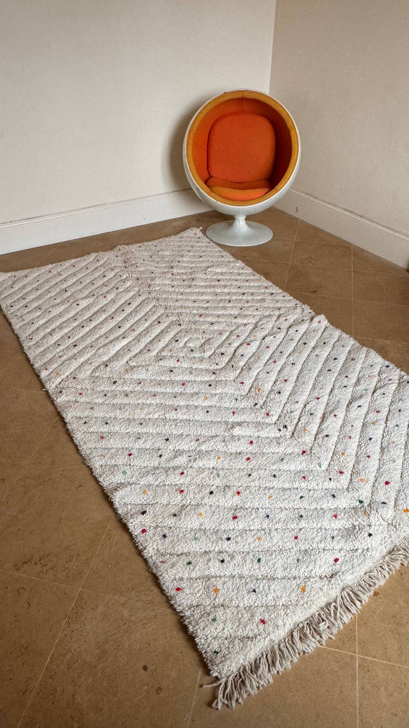 Beni Ouarain Berber rug 260 x 147 cm "Aya"