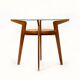 Mid-century round glass top coffee table from jitona, 1960s