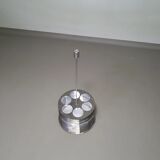 Very rare Adlumen lamp / pendant, inox wired