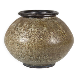 Ovoid ceramic vase