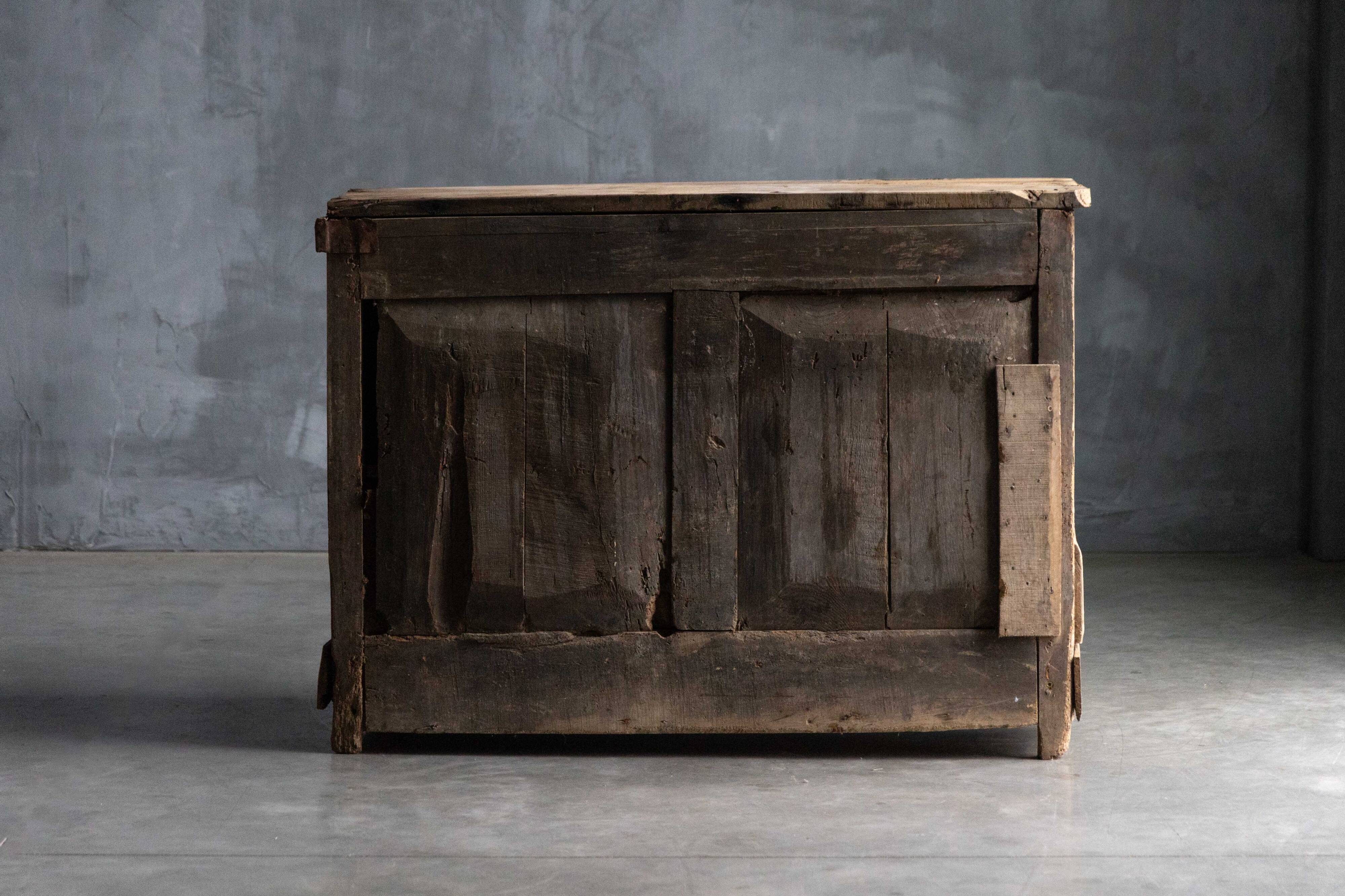 Rustic Wabi Sabi Cabinet, France, 19th Century
