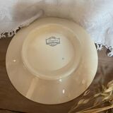 Sarreguemines and Digoin plate on pedestal