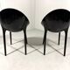 Philippe Starck glossy Super Impossible chairs, Kartell Italy