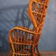 Rattan armchair by Gio Ponti & Lio Carminati Bonacinati edition 1950