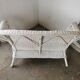 Wicker bench, rattan
