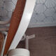 Rocking-chair "vintage" white and canning.