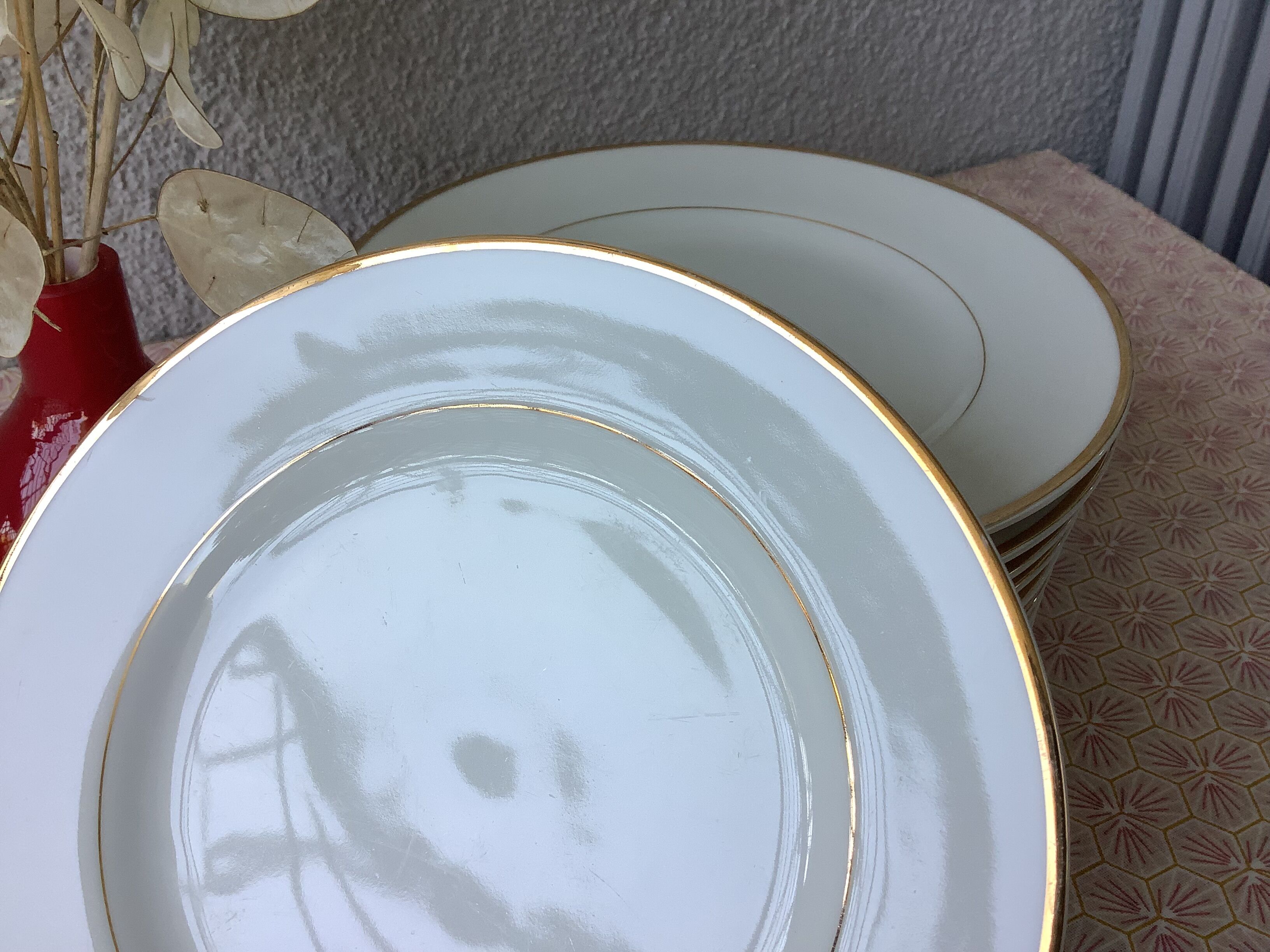 Nitto Hawthorne Japan plates - butterbread plates - prestige tableware