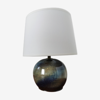 Lampe de chevet forme boule en céramique