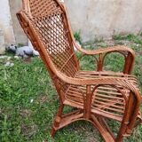 Children's rattan armchair