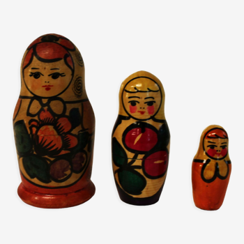 Old traditional matryoshkas.