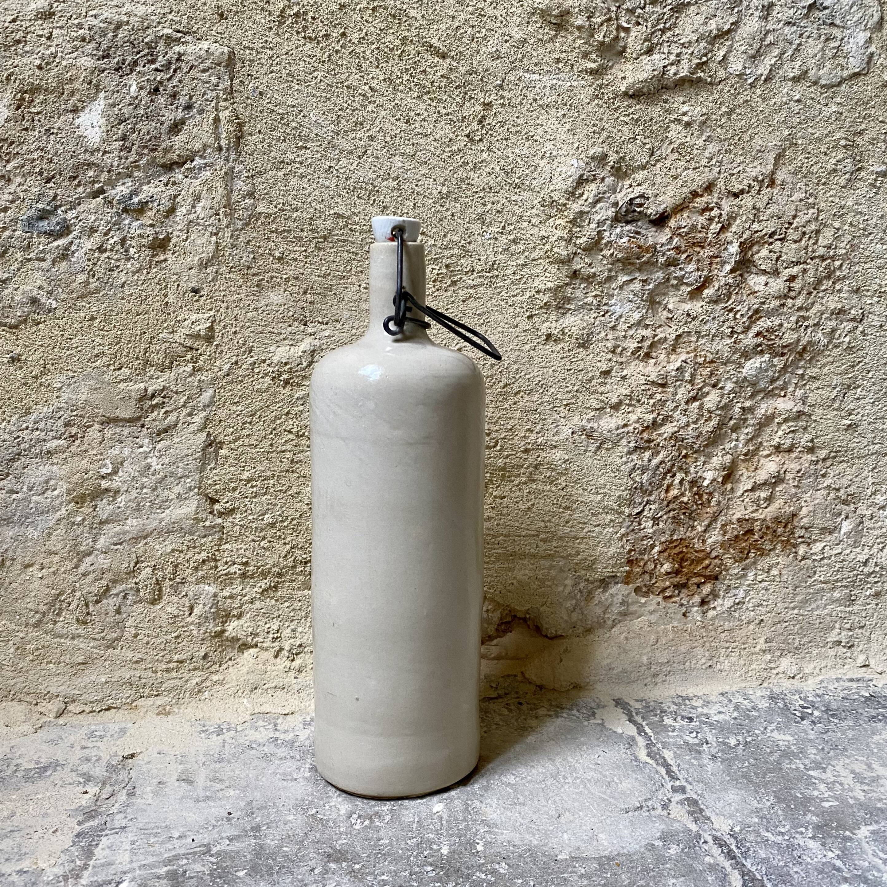 White sandstone bottle