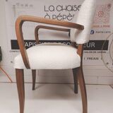 Fully restored bridge armchair