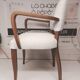 Fully restored bridge armchair