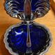 silver shell butter dish