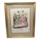 Gravure de mode ancienne