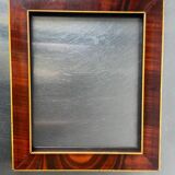 Antique Wooden  Frame intarsia borders 26.5 cm x 22.5  cm