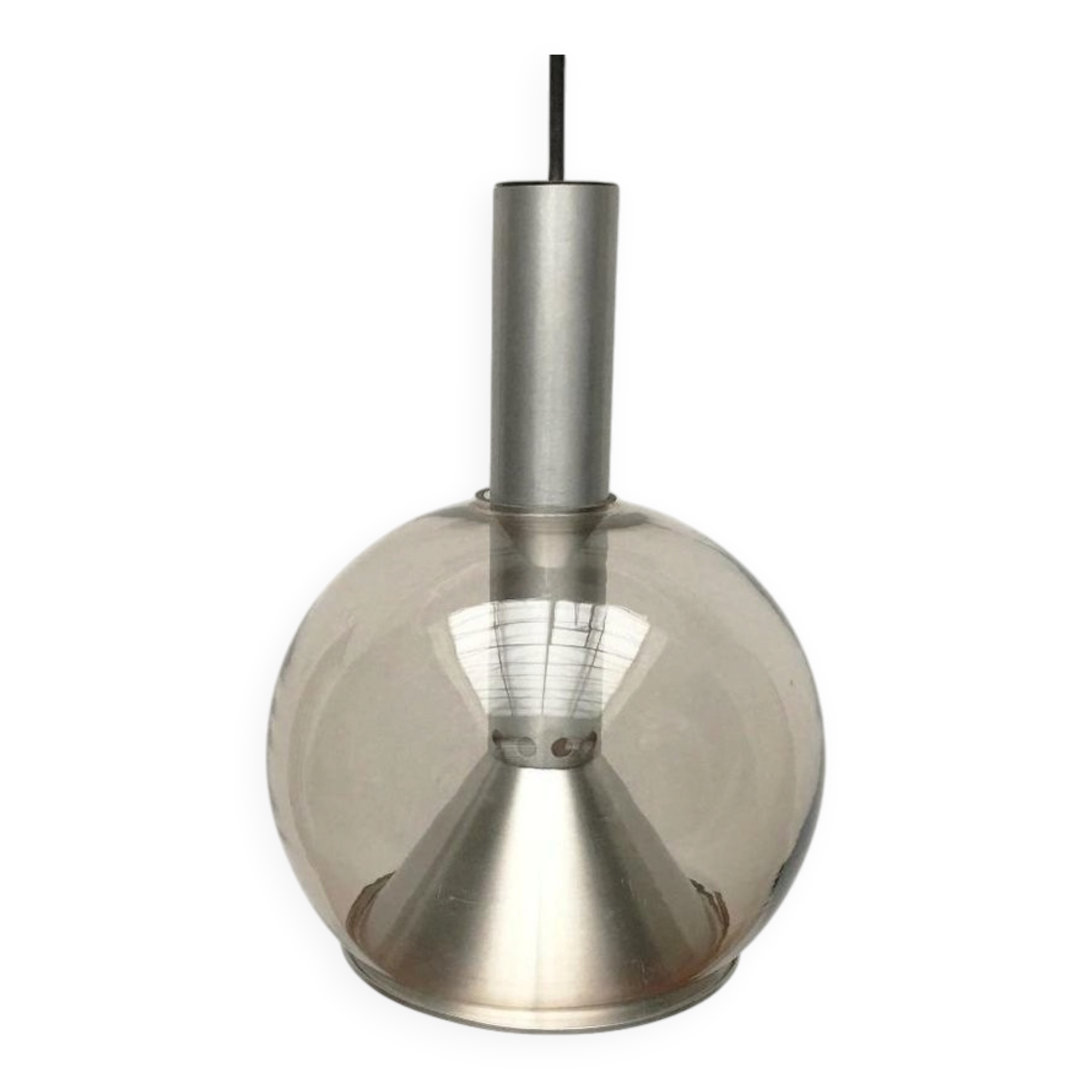 Suspension globe en verre allemand milieu du siècle, des années 1960