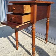 Louis Philippe secret table marquetry
