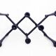 Scandinavian black metal candlestick