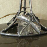 Lampe art déco en fer forgé