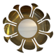 Miroir en laiton doré, 1970