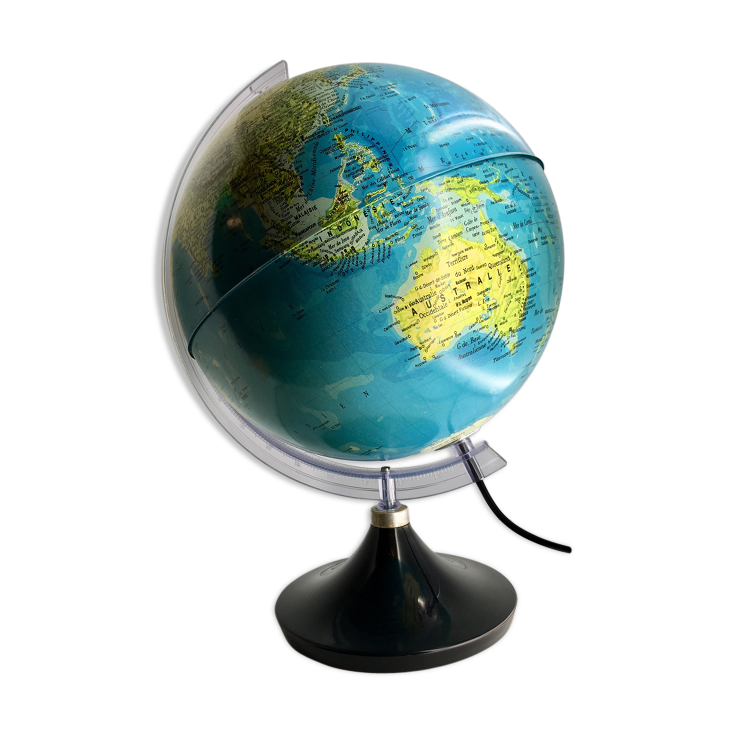 Globe earth light vintage