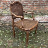 Canned armchair from the Regency period