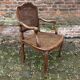 Canned armchair from the Regency period