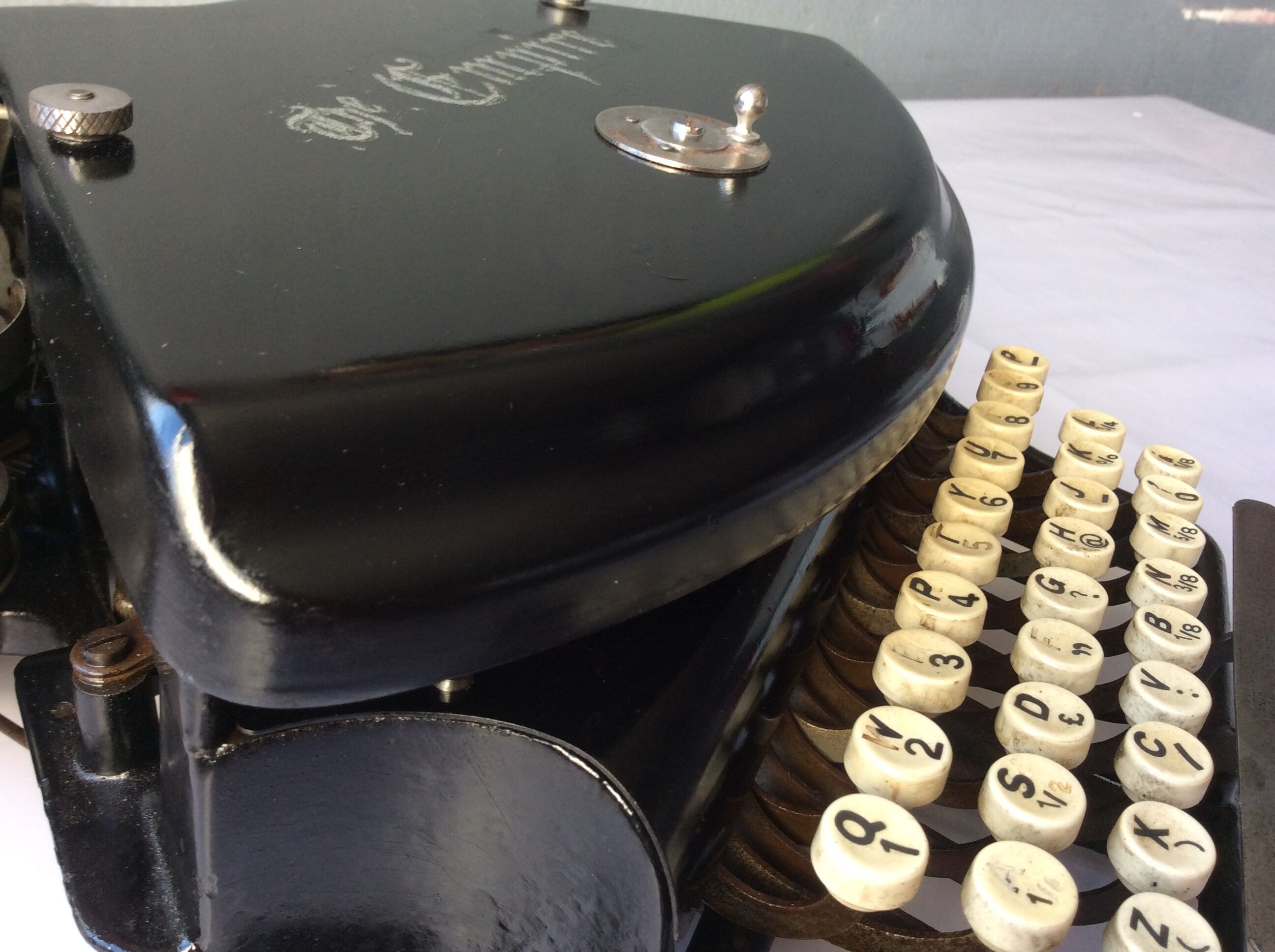 Old typewriter Empire 1892