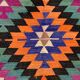 Turkish kilim rug 340x188 cm wool