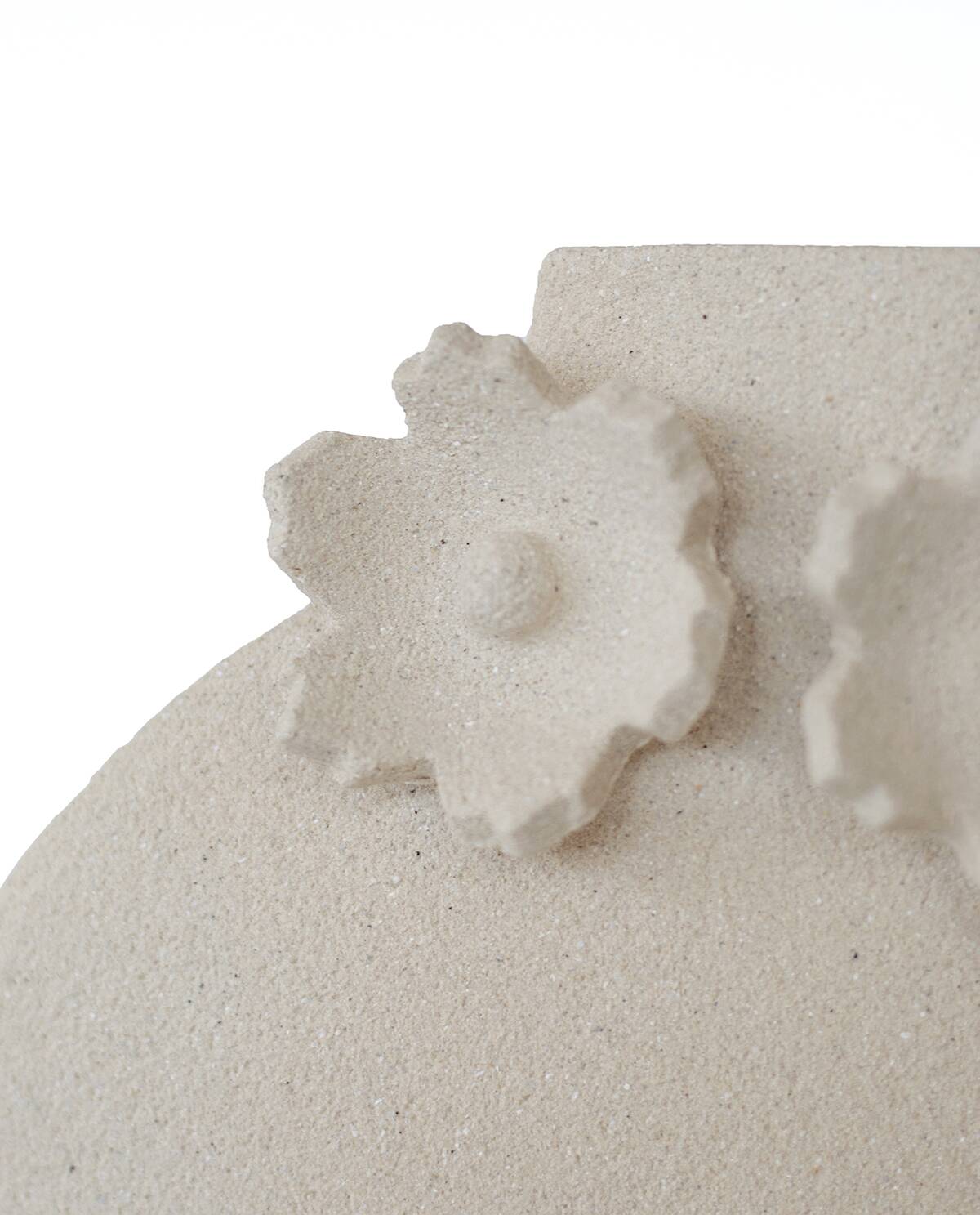 Ceramic Vase 'Sculptural Flowers - Moon'