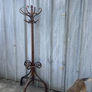 Coat rack umbrella stand curved wood