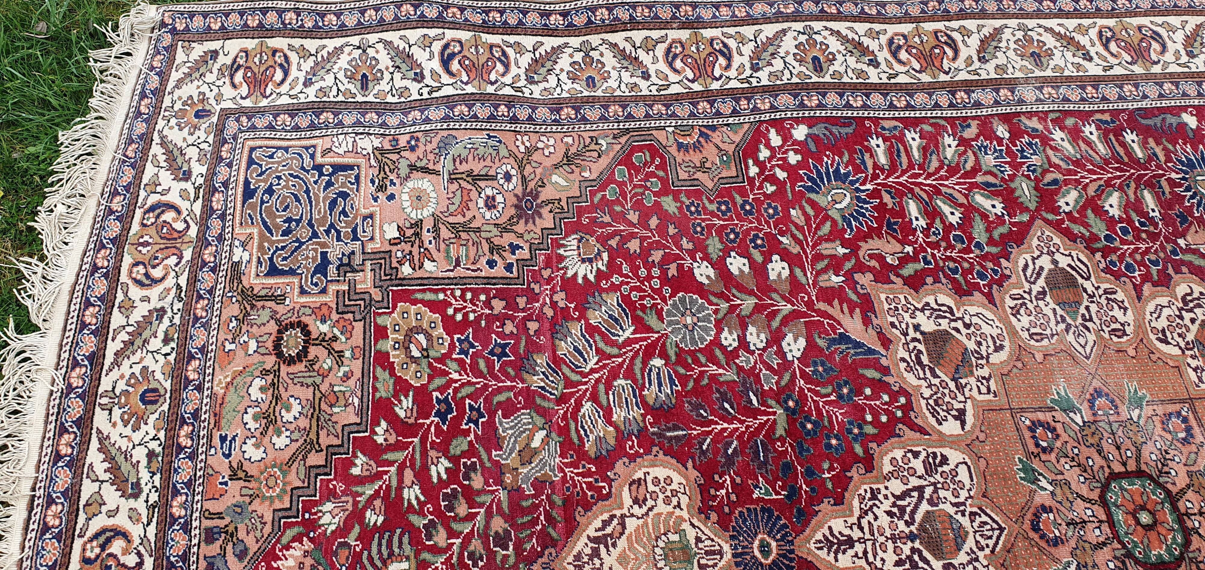 Carpet kayseri turkey, hand knotted pure wool and cotton. perfect condition. 200 x 300 cm. 1970.
