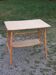 Console bureau en rotin des années 50