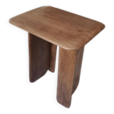 Solid oak side table
