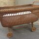 Large cradle wicker vintage organic mattress with "sound"
