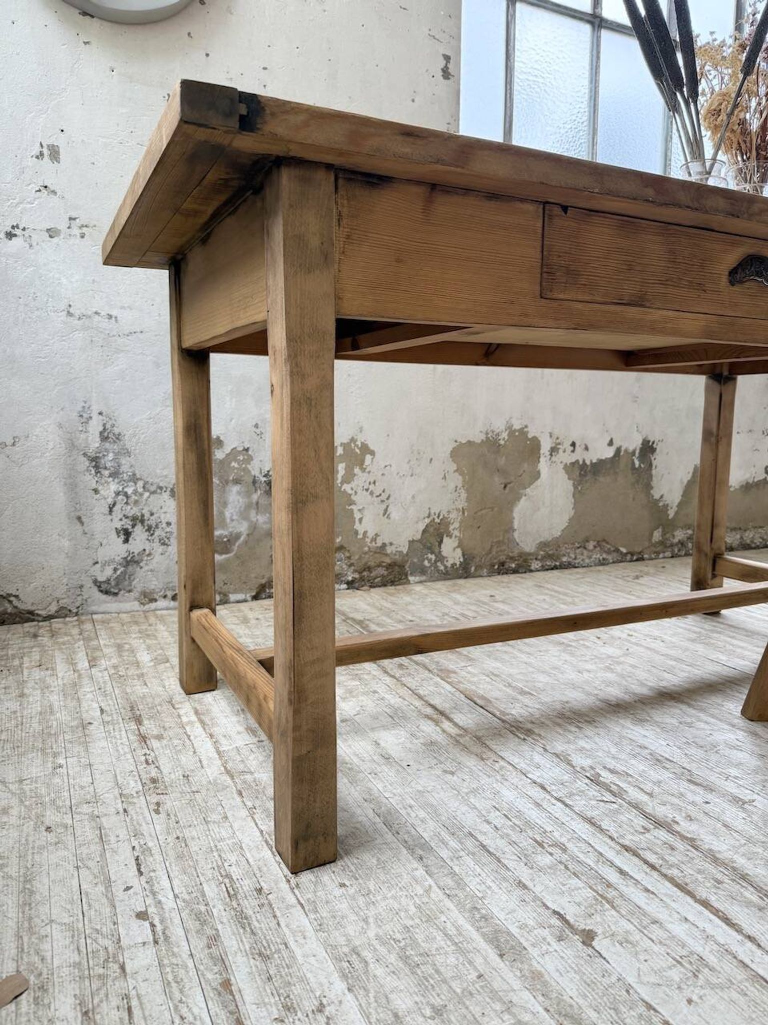 Farm table in pine, 1950s