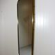 Brass wall mirror by "Münchener Zierspiegel", Germany