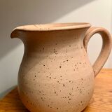 Stoneware pitcher signed Vallauris