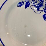 Blue Digoin Sarreguemines Plates